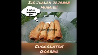 Chocolatos Goreng. Jajanan Kekinian Yang Lagi Viral