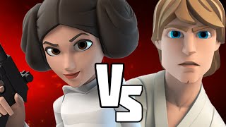 LUKE SKYWALKER VS PRINCESS LEIA - Disney Infinity BATTLES!