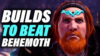 BEHEMOTH BUILDS - DAMAGE , SUPPORT & TANK - Monster Hunter World