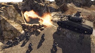 Iwo Jima 1945, US MARINE Airfield Invasion | Men of War: Assault Squad 2 Gameplay