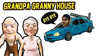 Grandpa And Granny House Car Escape In Hindi | Hitesh KS