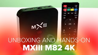 MXIII M82 Amlogic S802 Quad-Core KitKat Cortex-A9 4K Unboxing and Hands-on