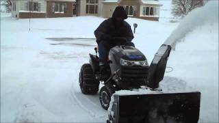 Blizzard 2011, Craftsman PGT 9500 (Simplicity Prestige), 42" 2-stage Snow Thrower
