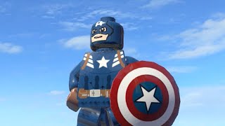 LEGO Marvel Superheroes - WINTER SOLDIER CAPTAIN AMERICA FREE ROAM GAMEPLAY (MOD SHOWCASE)