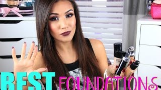 BEST 5 High End Foundations for OILY Skin! Medium/ Full Coverage