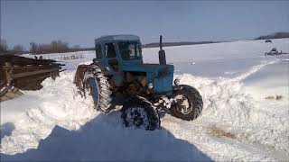 ЭТО ВАМ НЕ AWD а Т40АМ и МТЗ 82 tractor drivers burn rubber