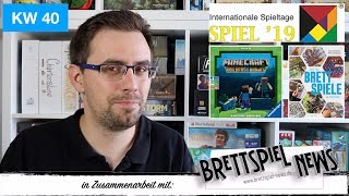 #BrettspielNews - KW40 - keine 3 Wochen bist zur SPIEL 2019