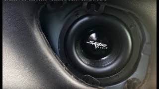Skar Audio EVL65D4 6.5" Subwoofer Installed in a 2001 Camaro: Demo
