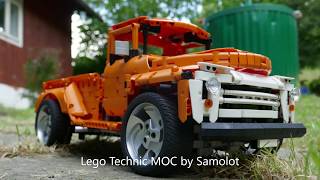 Zil 130 custom pickup Lego Technic MOC by Samolot