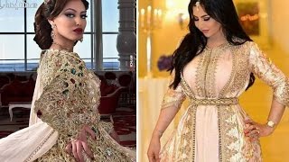 أخر إبتكارات القفطان المغربي جديد الثوب والتصميم coftan 2017