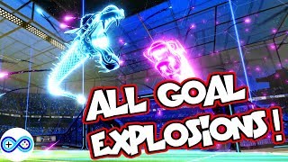 All BLACK MARKET GOAL EXPLOSIONS! Rocket League Inventory Showcase!