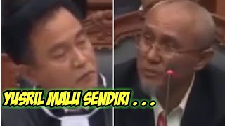 Yusril malu setelah bertanya sertifikat saksi bpn Dr. jaswar koto