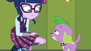 Scitwi Pet Dog Spike Can Talk-  Equestria Girls Friendship Games