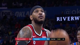 Carmelo Anthony Full Play vs Oklahoma City Thunder | 01/18/20 | Smart Highlights