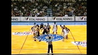Serie A 2001/'02 Fabriano Basket - Kinder Bologna 98-92