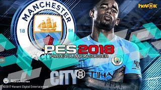 PES 2018 Mobile V2.3.0 Manchester City Patch Graphics by TMPATCH