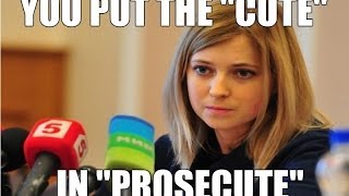 Natalia Poklonskaya - Inikah Wanita Penyebab Putin Merebut Crimea?