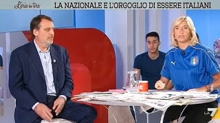 Myrta Merlino 'azzurra' intervista Marco Tardelli