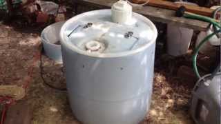 Home made bait tank with Pump, filter and Aerator.