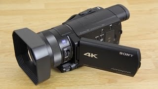 Sony FDR-AX100 4K Camcorder Unboxing, First Look, and more!