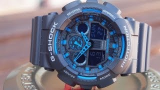 Casio G-SHOCK GA 100-1A2ER Unboxing + Review