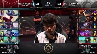 FW vs SKT - 2017 MSI Group Stage - Flash Wolves vs SK Telecom T1