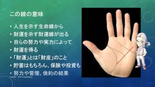 生命線から財運線が出ている？どんな線か見てみましょう