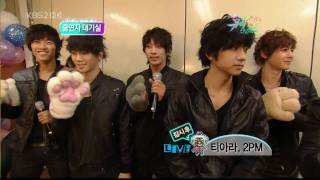 =FHD= 100101 T-ara & 2PM Backstage Interview @ MB