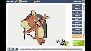 How to Draw Jerry the Mouse from Tom and Jerry