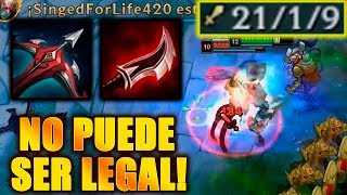 NOS TOPAMOS CON SINGED420!? NOS MARCAMOS PLAYS EPICAS! lol - vi - eldelabarrapan