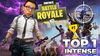 TOP 1 : VICTOIRE INTENSE AU SNIPER ? (Fortnite Battle Royale)