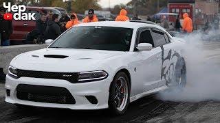 Ушатали Dodge на драг рейсинге  в Небраске.
