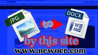 Convert an image to text 2018 | NewOCR