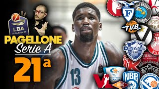 IL PAGELLONE DELLA SERIE A: 21ª GIORNATA.