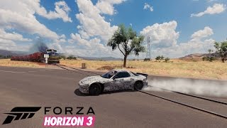 Forza Horizon 3 700 hp Rocket Bunny Rx7 drift build