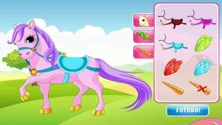 Играем ухаживаем и изучаем животных Коник Пони