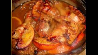 Куриные ножки с апельсином запеченные в духовке