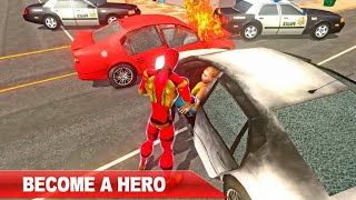 Flying Spider Superhero City Rescue Mission - Android Gameplay HD