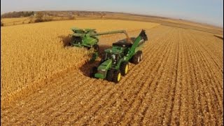 2014 North Dakota Corn Harvest Aerial Video (long version)