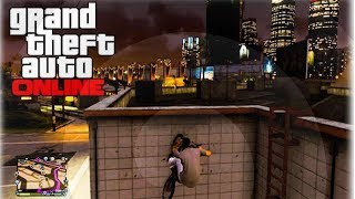 GTA online - Крутой глитч на BMX (Ездим по стенам)