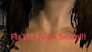 Skyrim SE: How I fix the dreaded Neck Seam!!
