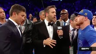 Canelo Alvarez: "Golovkin! You're Next, My friend!" ???? Канело: "Головкин, ты следующий!"