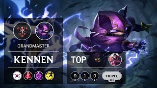 Kennen Top vs Irelia - KR Grandmaster Patch 9.13