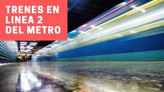 Metro De Santiago | Recopilación trenes en todas las estaciones de L2
