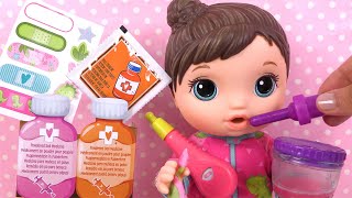 Poupon Baby Alive Malade Accessoires Docteur Médicaments