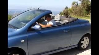 Nissan micra cabriolet Кабриолет Ниссан микра обзор аренда Черногория 2016