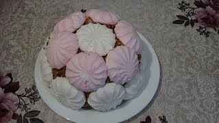 Торт Муравейник в зефире за 15 минут