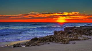Hutchinson Island HDR Time Lapse Beach Sunrise Flordia