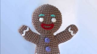 Амигуруми: схема Пряничный человечек. Игрушки вязаные крючком! Free crochet patterns.