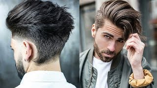 Top 10 Best Hottest Hairstyles For Men 2017-2018-Sexiest Hairstyles 2019-10 Latest Haircuts For Men
